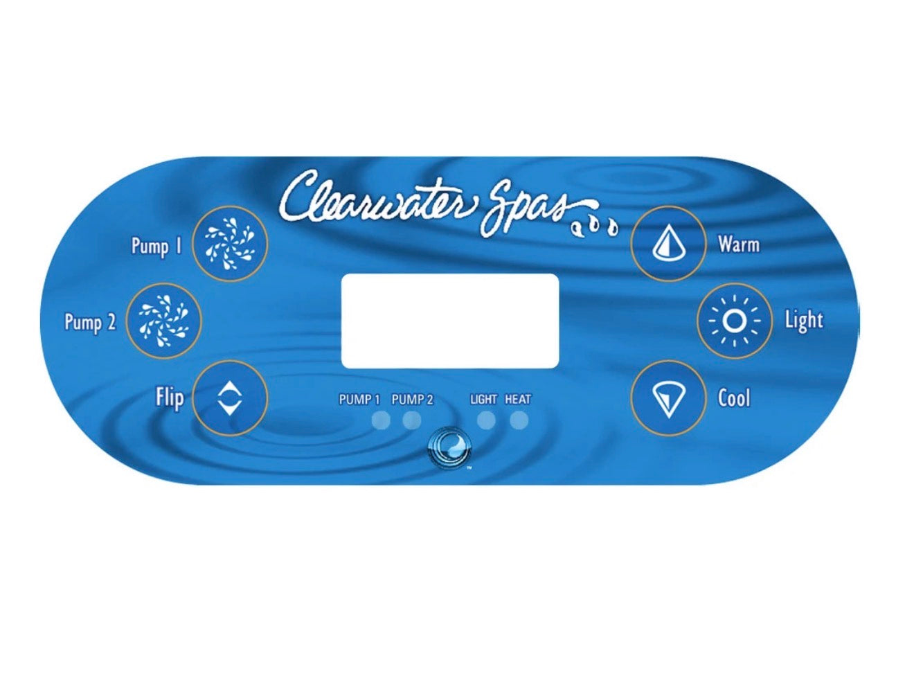 TP600 6-Button 2 Pump Overlay