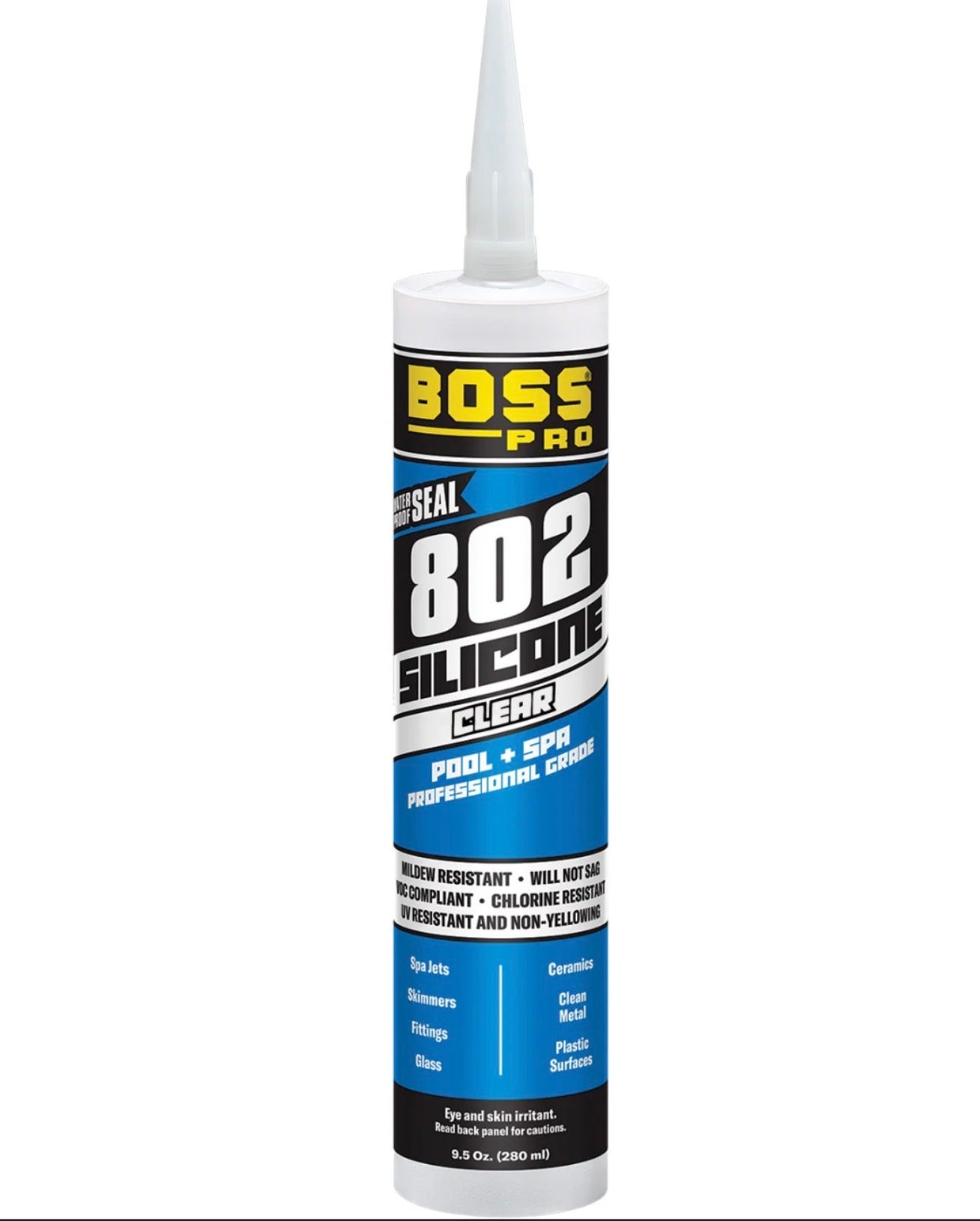 Clear Silicone Spa-Pool Adhesive Sealant