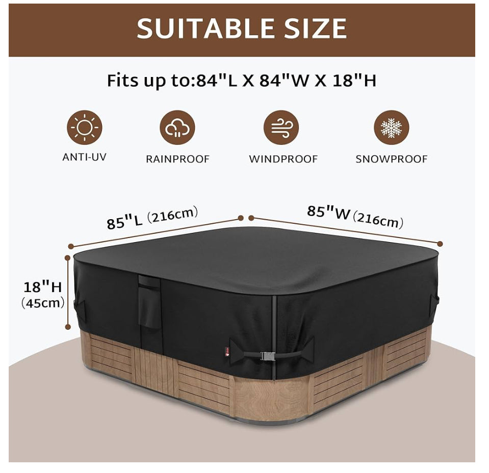 Weatherproof Hot Tub Cover