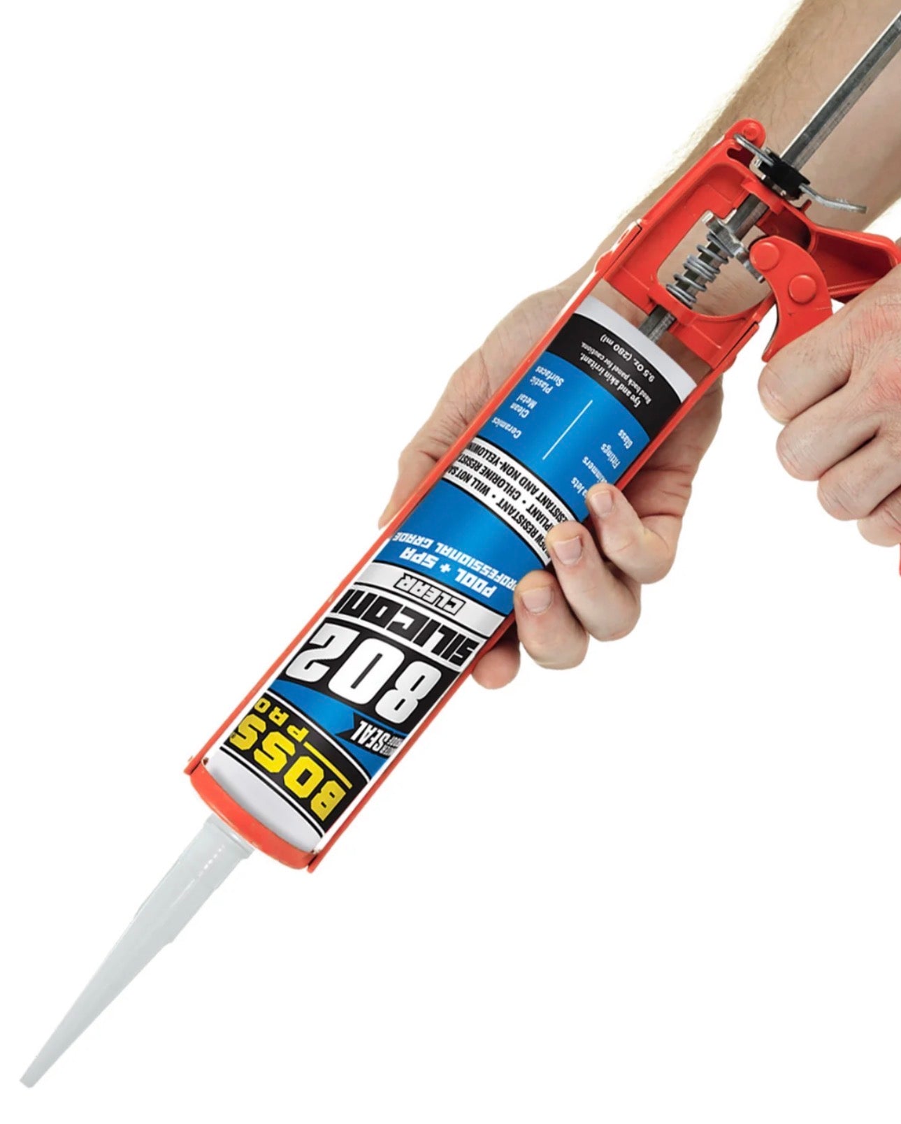 Clear Silicone Spa-Pool Adhesive Sealant