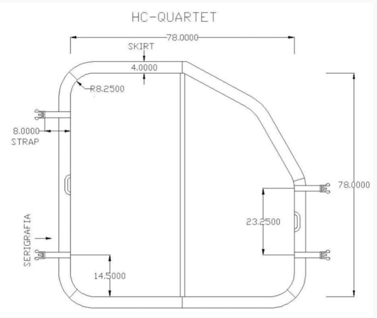 Cover - Quartet 78”x78”