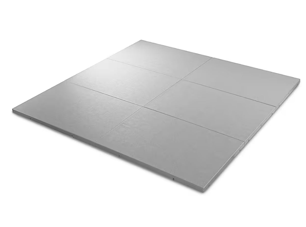 Easy pad - 6 Pack (8'x8') Concrete Pad Alternative: Durable, Quick Setup & Easy Installation, Ideal Concrete Substitute Base for Hot Tubs and Spas