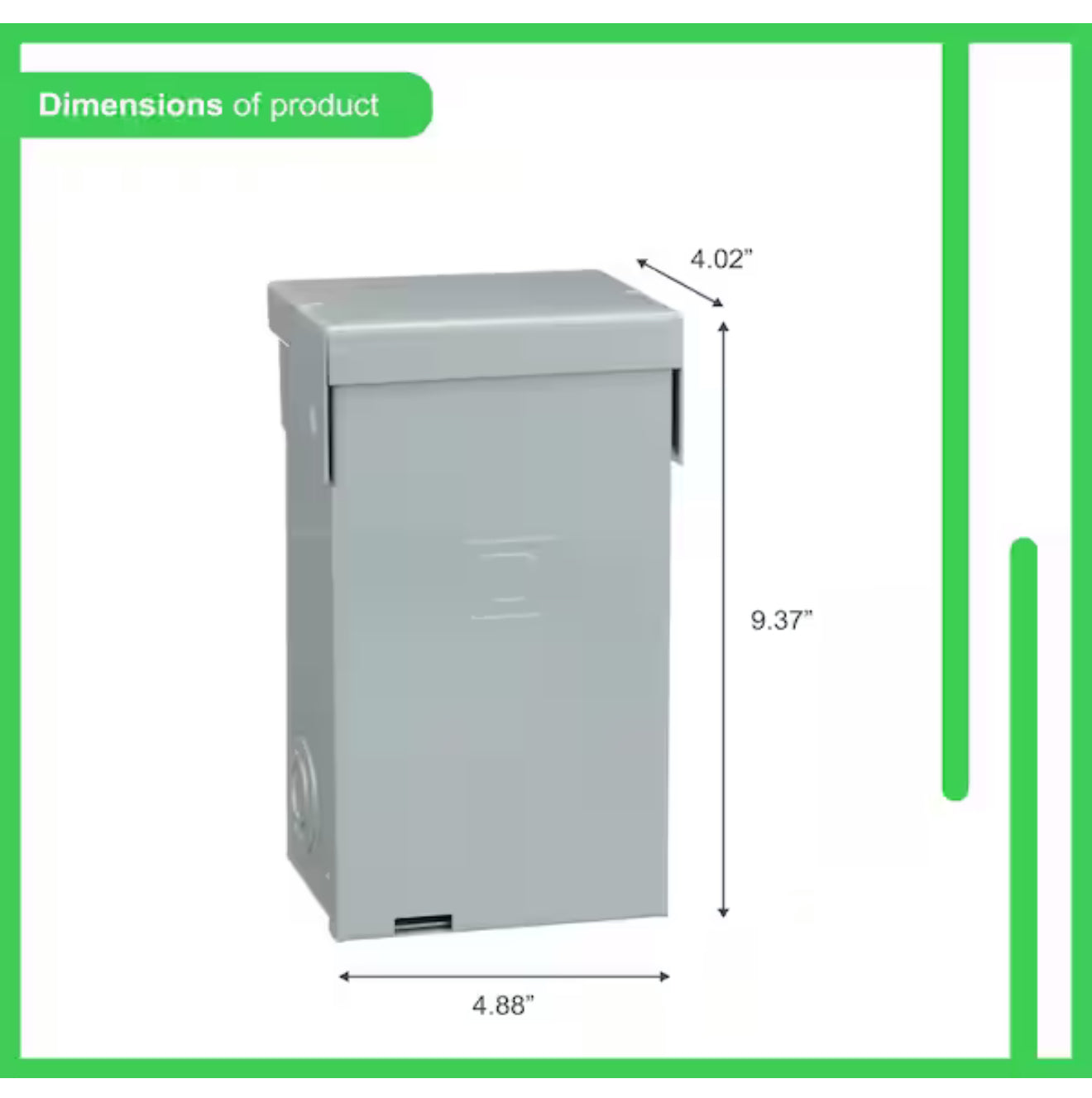 Homeline 50 Amp 2-Space 4-Circuit Spa Panel Main Lug Load Center