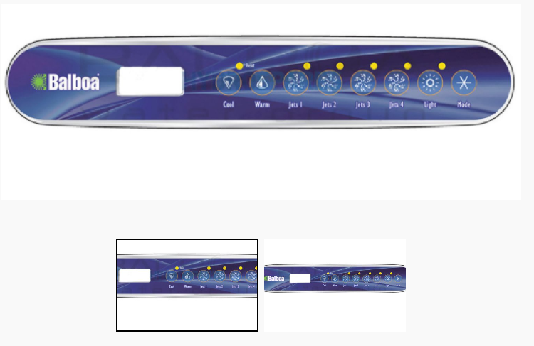 CW ML550 8-Button Overlay SKU 12183